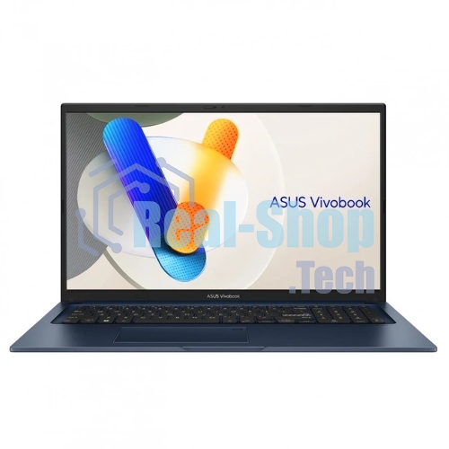 Ноутбук Asus Vivobook 17 X1704VA-AU1017/17.3/IPS/Intel Core 5 120U/16Gb/512Gb/Intel Graphics/Без ОС/синий/2.1kg