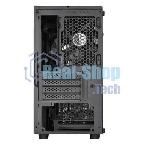 Компьютерный корпус Silverstone SST-PS15B-PRO Precision Mini Tower Micro ATX Computer Case, tempered glass, 2x 120мм ARGb, 1x ARGb Controller, black
