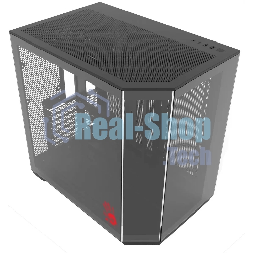 Компьютерный корпус Bloody BD-CC109 черный без БП ATX 10x120мм 2xUSB3.0 audio