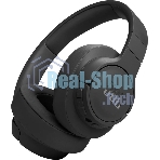 Беспроводные/проводные наушники JBL Tune 770NC черный, полноразмерные, Bluetooth + проводной, адаптивное шумоподавление, до 70 ч