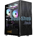 Компьютерный корпус Accord 3501 черный без БП ATX 2xUSB 2.0 1xUSB 3.0 1xUSB3.1 audio bott PSU