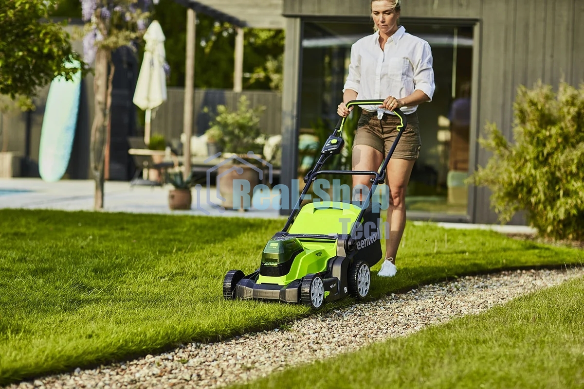 Газонокосилка аккумуляторная GreenWorks G24X2LM41, 40 В, 4 Ач