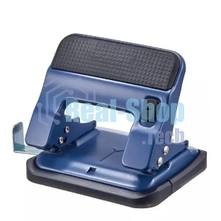 Дырокол Kw-Trio 09616BLUE, до 30 листов, металл синий, отверстий: 2
