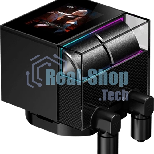 Система охлаждения Water Cooling System PCCooler DS360 Display BK (310W, 360мм, LED, Black, ARGb Pump/Fans: 3x120мм, 90.56CFM, 39.8dBA, 2500RPM/Pump height 65мм, 15dBA, 2600RPM, Rad thickness 27мм/S: 1851, 1700, 1200, 115X, AM5, AM4)