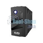 Источник бесперебойного питания CBR ELN-675T-2F-LD Line Interactive 675VA/360W 5Ah12V 2 x Shuko