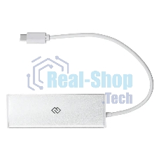 USB-концентратор Digma HUB-4U3.0-UC-S, USB-C, USB 3.0 4 порта, USB