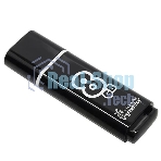 Флешка USB Smartbuy Glossy series black (SB8GbGS-K), 8Gb, USB 2.0, R/W 25/15, черный