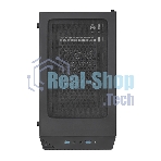 Компьютерный корпус Silverstone SST-PS15B-PRO Precision Mini Tower Micro ATX Computer Case, tempered glass, 2x 120мм ARGb, 1x ARGb Controller, black