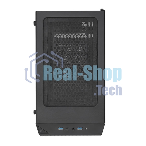 Компьютерный корпус Silverstone SST-PS15B-PRO Precision Mini Tower Micro ATX Computer Case, tempered glass, 2x 120мм ARGb, 1x ARGb Controller, black