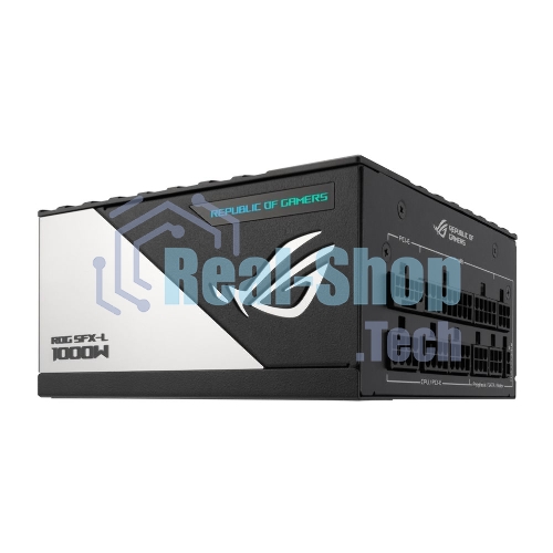 Блок питания ASUS ROG-LOKI-1000P-SFX-L GAMING (90YE00N1-B0NA00), 1000Вт, 80 PLUS Platinum, 135мм, модульный, серый и черный