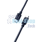Кабель Smartbuy (iK-3112-S73b) S73 Type-C черный, 6А, 60 вт, 1 м