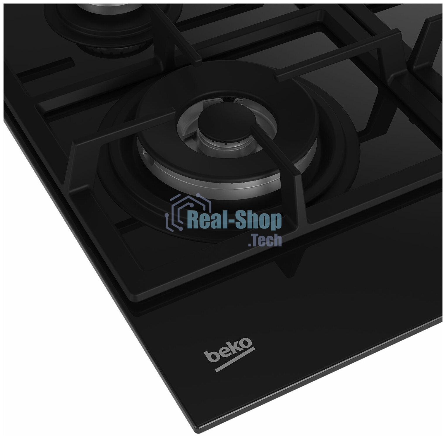 Газовая варочная поверхность Beko HILW 64225 S, 4 конфорки, закаленное стекло, 9500 Вт