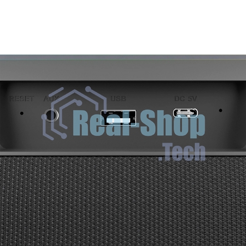 Колонка портативная Ural Молния Кварк черный/серый 240W 1.1 BT/3.5Jack/USB-C 10м 8000mAh (без.бат)