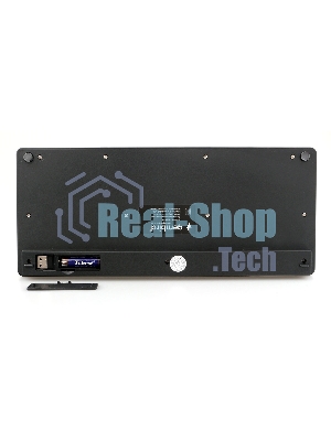 Комплект клавиатура+мышь Gembird KBS-9100 беспроводной, USB, 1600 DPI, чёрный