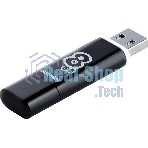 Флешка USB Smartbuy Glossy series black (SB8GbGS-K), 8Gb, USB 2.0, R/W 25/15, черный