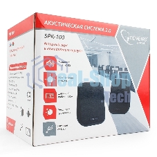 Акустическая система 2.0 Gembird SPK-100, черный, 6 Вт, рег. громкости, USB-питание