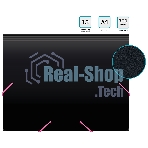 Папка-портфель Бюрократ Black Opal BLPP13 13 отделений, A4, пластик, 0.7мм, черный/ассорти
