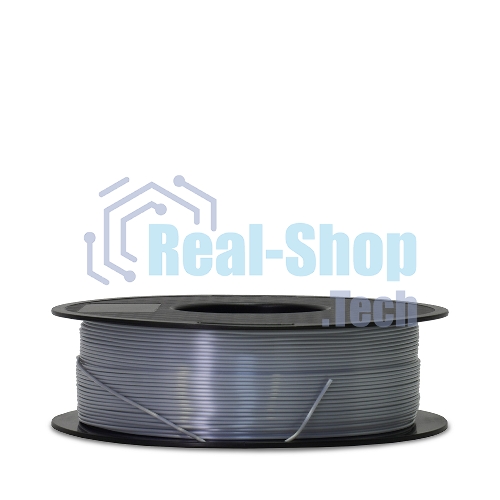 Филамент Crown Micro CM-FILPLAS005S PLA Silk 1.75 1кг серебряный