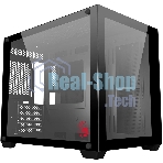 Компьютерный корпус Bloody BD-CC108 черный без БП mATX 9x120мм 2xUSB 3.0 audio bott PSU