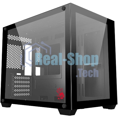 Компьютерный корпус Bloody BD-CC108 черный без БП mATX 9x120мм 2xUSB 3.0 audio bott PSU