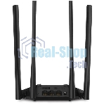 Wi-Fi роутер MERCUSYS MR30G, Wi-Fi 5, AC1200, 2.4/5ГГц, 2 LAN, черный