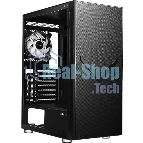 Компьютерный корпус Accord 3501 черный без БП ATX 2xUSB 2.0 1xUSB 3.0 1xUSB3.1 audio bott PSU