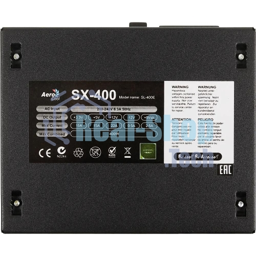 Блок питания Aerocool/Formula SX-400, 400W, 400Вт, 80мм, черный
