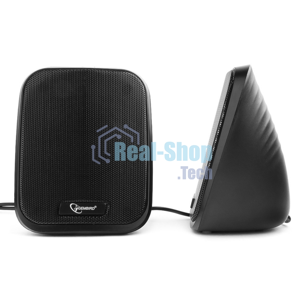 Акустическая система 2.0 Gembird SPK-100, черный, 6 Вт, рег. громкости, USB-питание