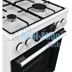Плита комбинированная Gorenje GK5C60WJ белый, конфорок 4 газовых, духовка 62 л, 50 см x 85 см x 59.4 см