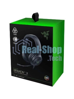 Гарнитура Razer Kraken V3 X (2022) чёрный, проводная, USB, подсветка