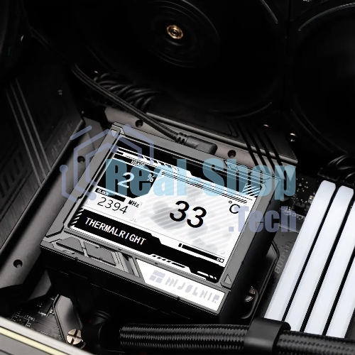 Система жидкостного охлаждения Thermalright Mjolnir Vision 360 ARGB Soc-AM5/AM4/1151/1200/2066/2011/1700 черный 4-pin 27dB Al LCD Ret (M-VISION-360-BL-ARGB)