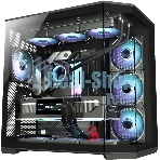 Компьютерный корпус Bloody BD-CC109 черный без БП ATX 10x120мм 2xUSB3.0 audio