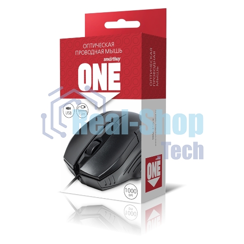 Мышь проводная Smartbuy (SBM-210-K) ONE 210-K черный