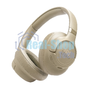 Беспроводные/проводные наушники JBL Tune 730BT бежевый, полноразмерные, Bluetooth + проводной, быстрая зарядка
