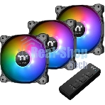 Комплект вентиляторов для корпуса Thermaltake CT120 EX Reverse ARGB Sync (3 шт.) черный, 120 мм, 2000 об/мин, 31.2 дБ, 4 pin