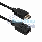 Кабель ACD-DHHF1-30B HDMI 1.4, Golden Plated,19m/19f, HDMI extension, черный, 3м