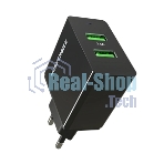 Сетевое зарядное устройство MORE CHOICE (4610196409875) NC11i 2USB 2.4A для Lightning 8-pin черный