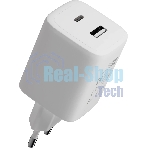 Сетевое зарядное устройство Defender UPA-145 45W, USB A+C, белый