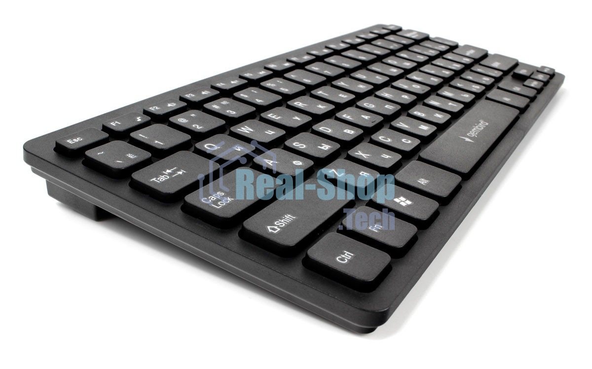 Комплект клавиатура+мышь Gembird KBS-9100 беспроводной, USB, 1600 DPI, чёрный