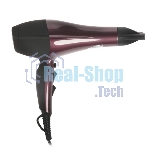 Фен Delta DL-0937 черный/бордовый, 2000 Вт, ионизация