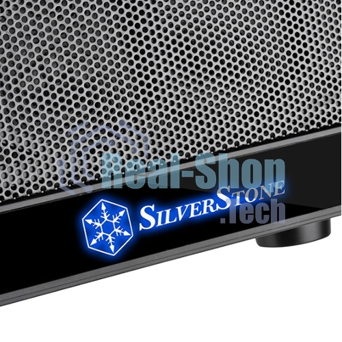 Компьютерный корпус Silverstone SST-PS15B-PRO Precision Mini Tower Micro ATX Computer Case, tempered glass, 2x 120мм ARGb, 1x ARGb Controller, black