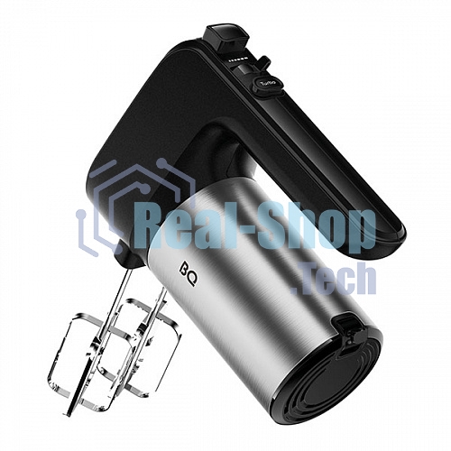 Миксер BQ MX323 Steel-black, Мощность 500 Вт, 6 скоростей, Режим Турбо