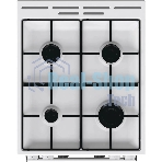 Плита комбинированная Gorenje GK5C60WJ белый, конфорок 4 газовых, духовка 62 л, 50 см x 85 см x 59.4 см