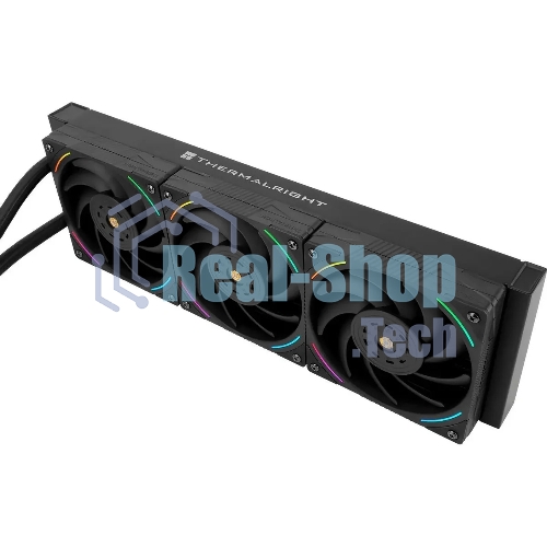 Система жидкостного охлаждения Thermalright Mjolnir Vision 360 ARGB Soc-AM5/AM4/1151/1200/2066/2011/1700 черный 4-pin 27dB Al LCD Ret (M-VISION-360-BL-ARGB)