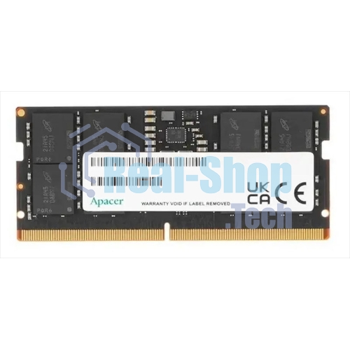Оперативная память Apacer, DDR5, 16Gb (1x16Gb), 5600MHz, CL40, SO-DIMM