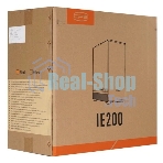 Компьютерный корпус PCCooler IE200 BK, Tempered Glass Full Tower, черный, TG, SPCC, 1x120мм ARGb E-ATX, ATX, mATX, mITX 180/380/220мм 4x2.5