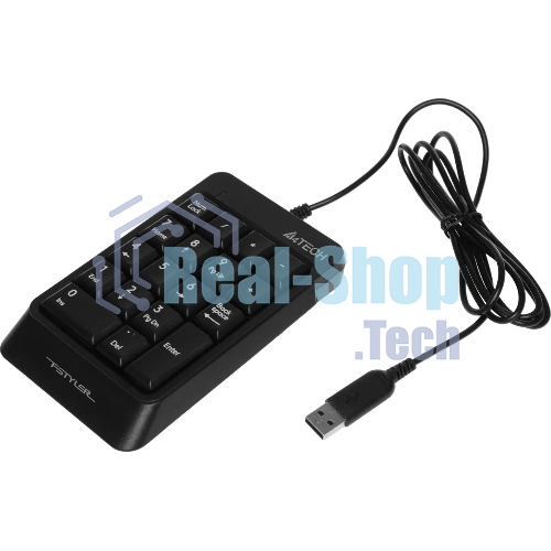Числовой блок проводной A4Tech Fstyler FK13P, USB, черный