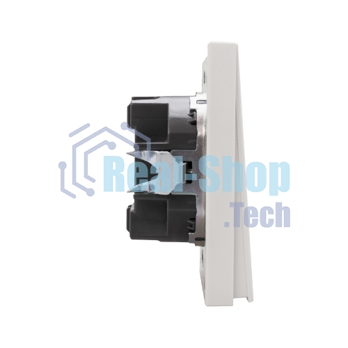 Выключатель Kranz STRONG 1 кл проходной (переключатель) с подсветкой 10А с/у жемчуг