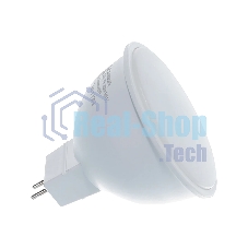 Лампа светодиодная Ресанта LL-R-MR16-7W-230-3K-GU5.3 рефлекторная, 7 Вт, теплый, GU5.3