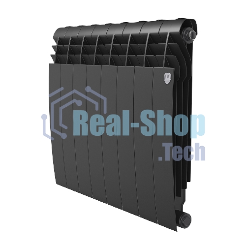 Радиатор биметаллический Royal Thermo BILINER B 500 черный - 8 секц.